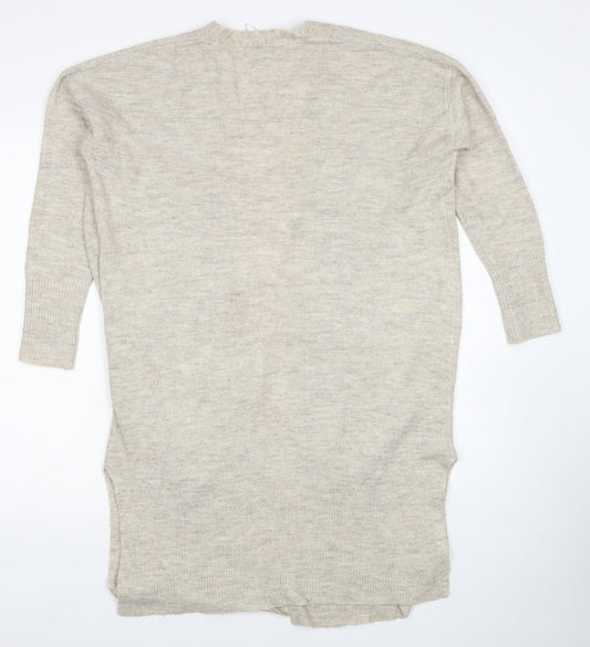 Womens UK Size S New Look Beige Cardigan Jumper
