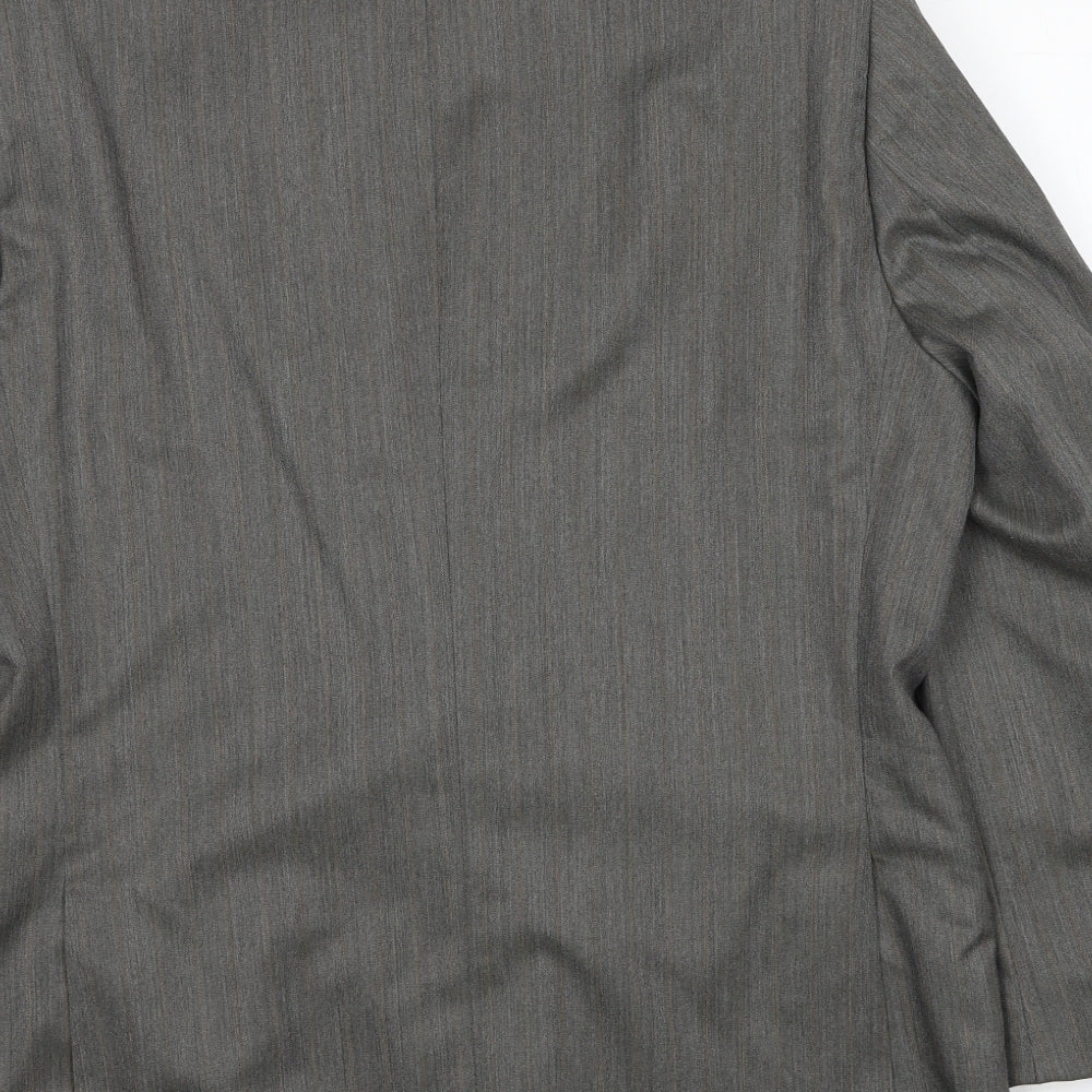 Mens UK Size 42 Brook Taverner Regular Grey Suit Jacket