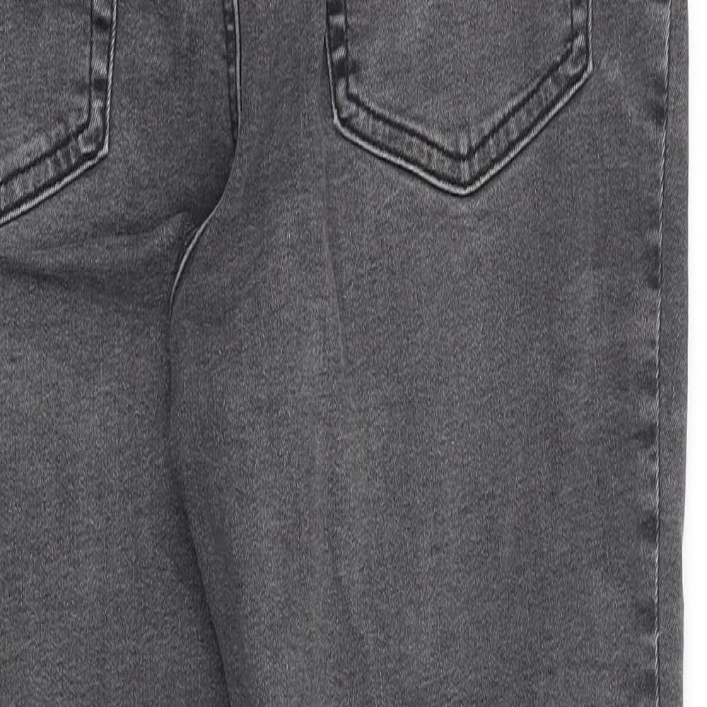 Denim & Co. Womens Green Cotton Skinny Jeans Size 14 L26 in Slim Zip