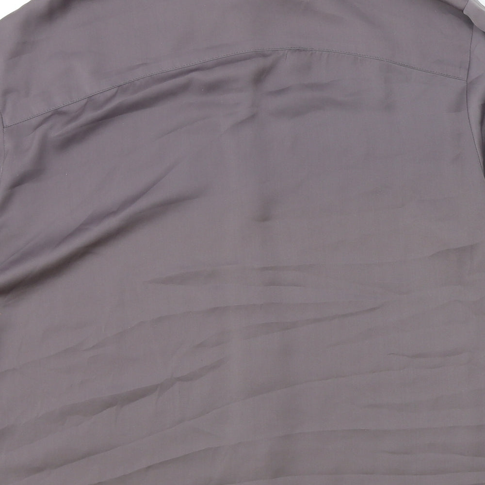 Womens UK Size M EDC Purple Basic Button-Up