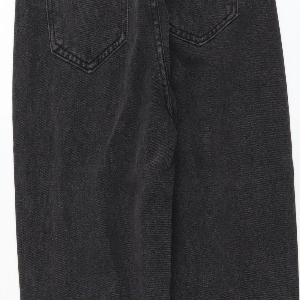 Womens UK Size S Preworn Regular Fit Straight Grey Jeans