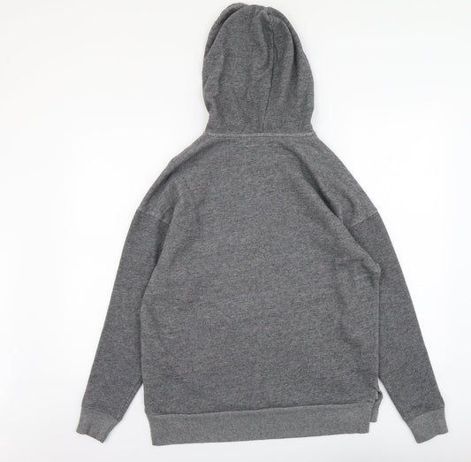 Mens UK Size XS Hollister Grey Pullover Hoodie