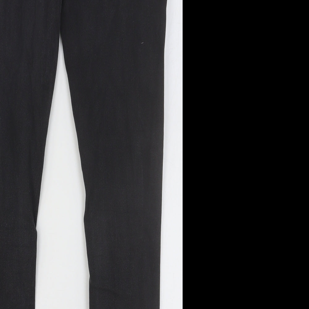 Primark Womens Black Cotton Skinny Jeans Size 32 in Regular Button