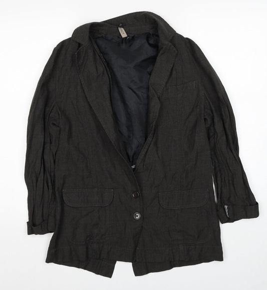 Womens UK Size 10 Topshop Brown Jacket