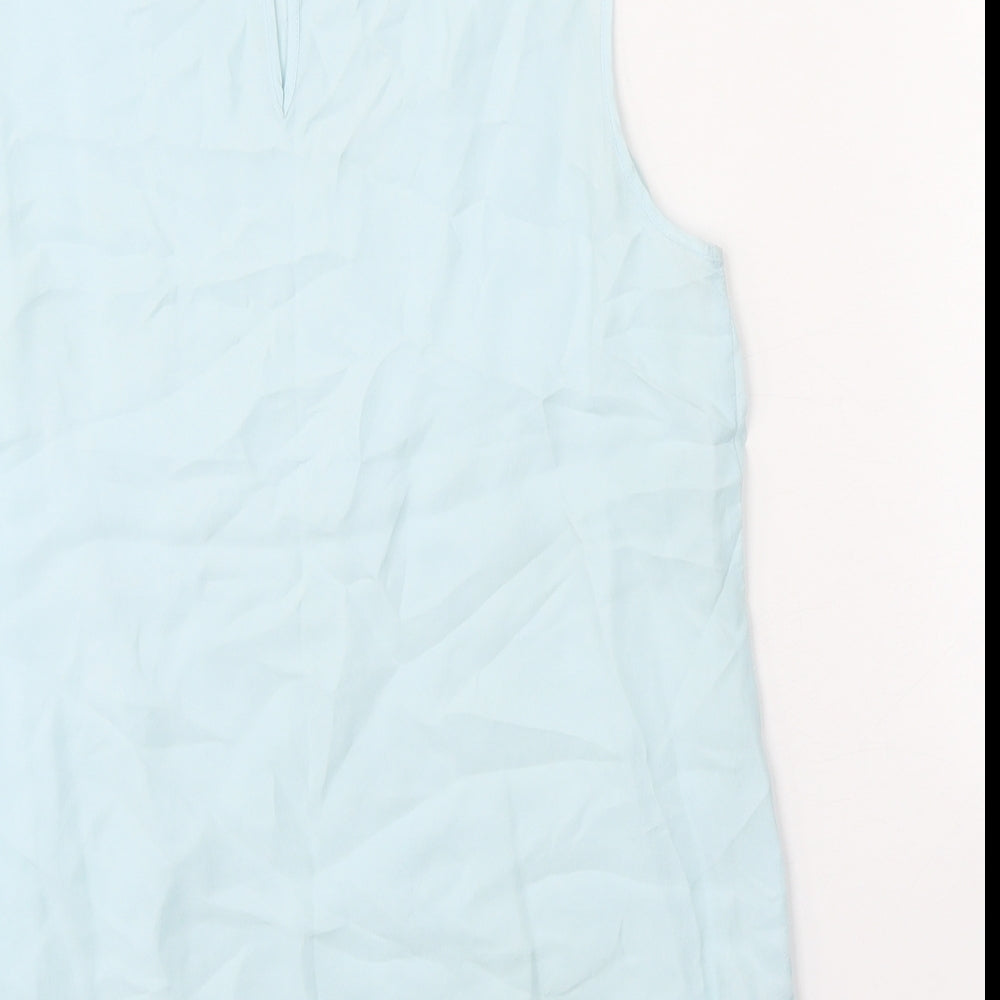 Womens UK Size 10 Damsel in a Dress Blue Basic Tank