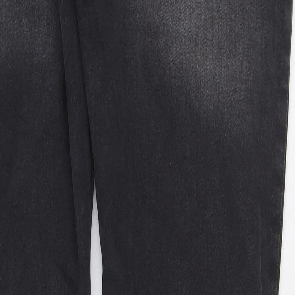 Denim & Co. Mens Black Cotton Skinny Jeans Size 32 in Regular Button