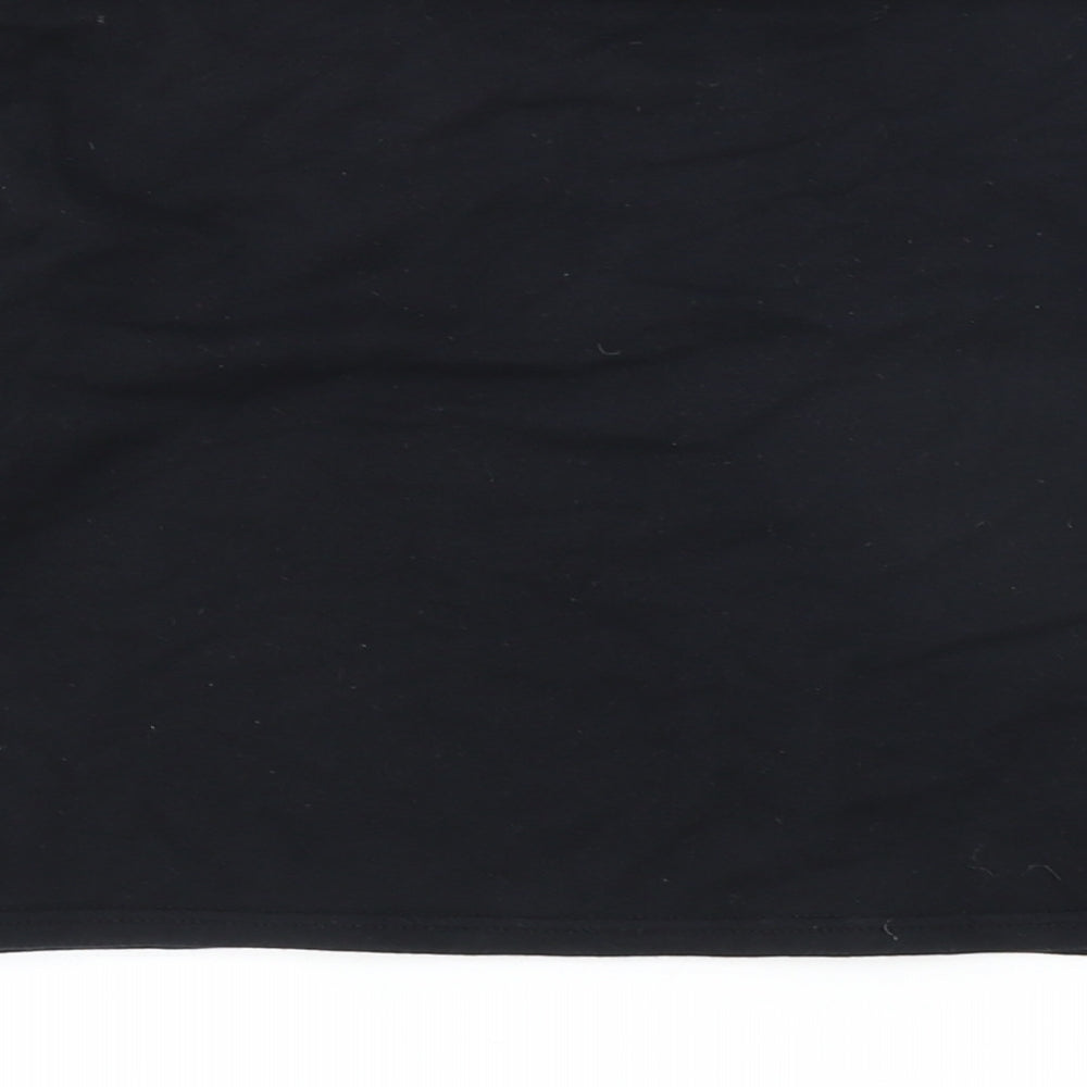 H&M Girls Black Cotton Pullover Sweatshirt Size 12-13 Years Pullover