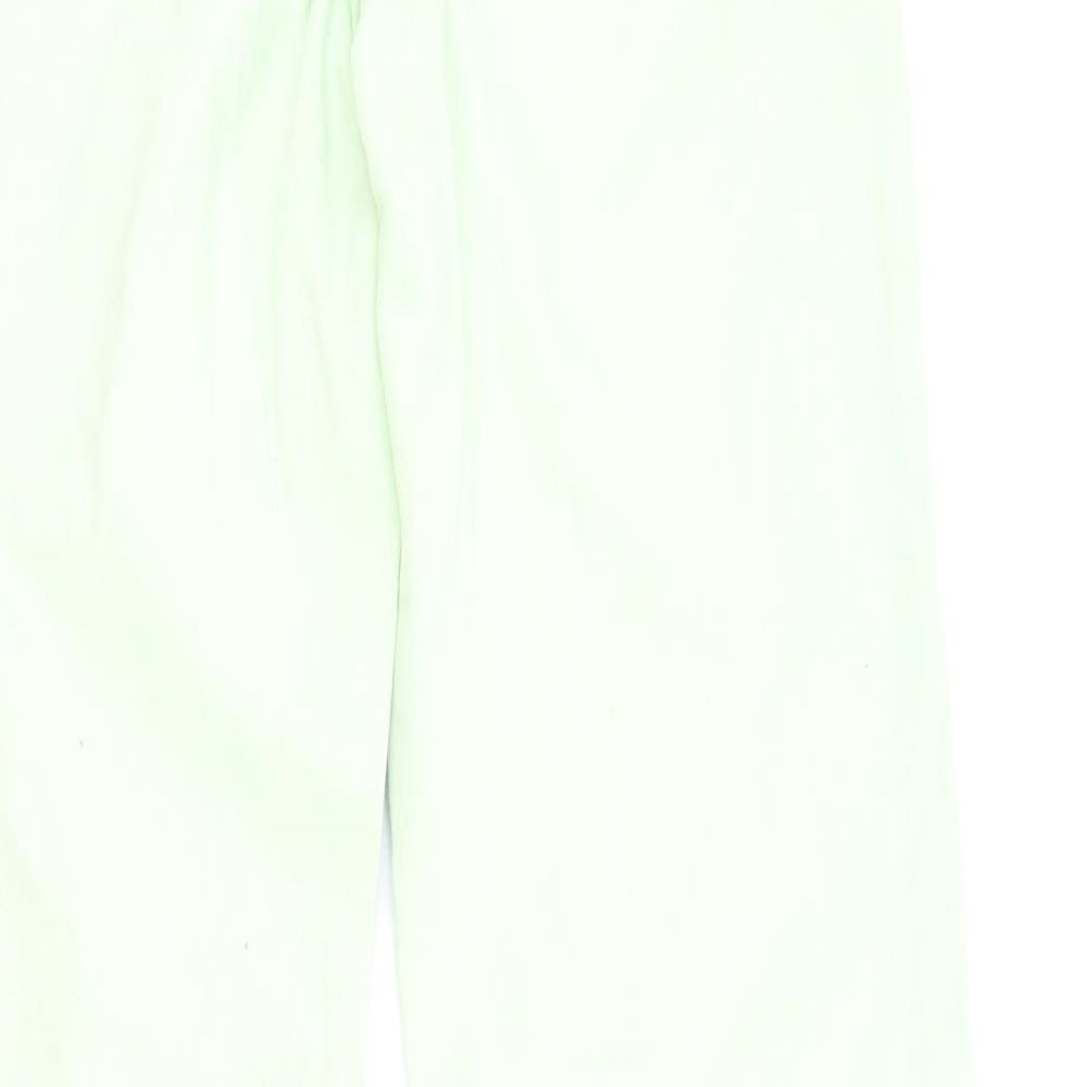 Womens UK Size 6 Stradivarius Regular Fit Straight Green Jeans