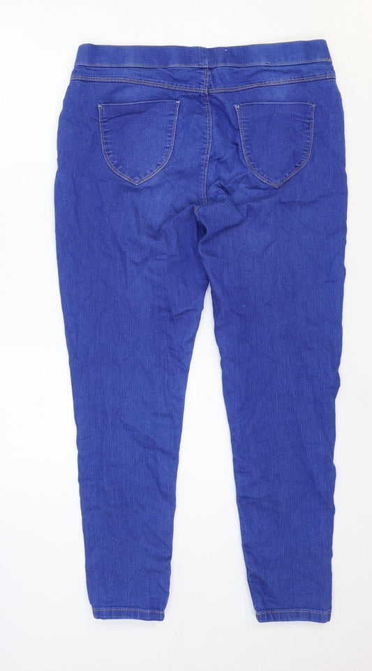 Dorothy Perkins Womens Blue Cotton Jegging Jeans Size 10 Regular