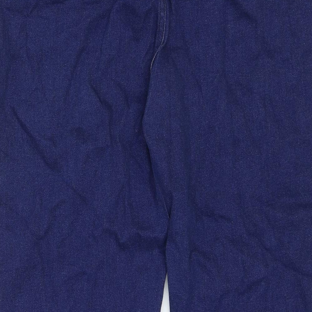 Pegasus Womens Blue Cotton Straight Jeans Size 40 in Regular Zip