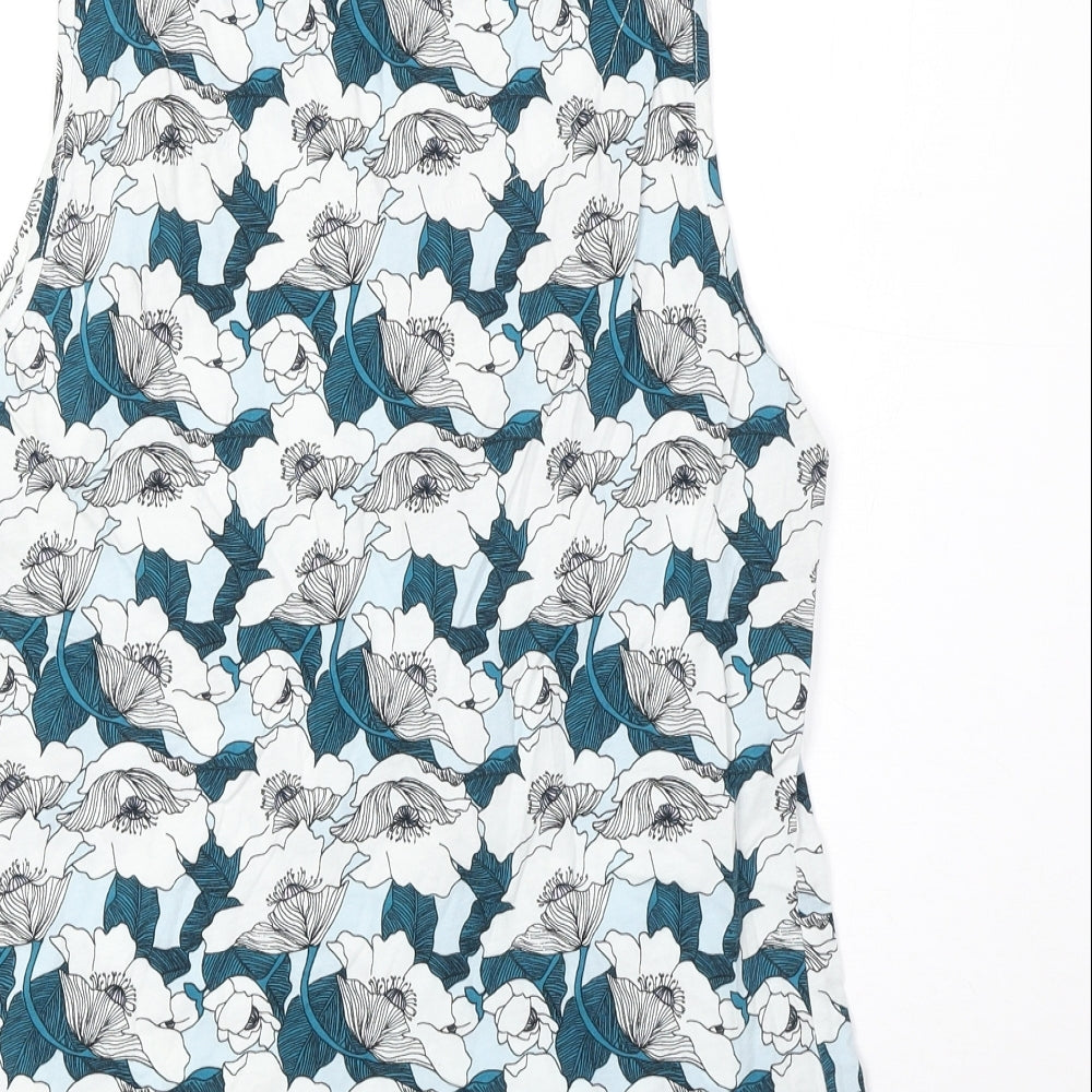 Womens UK Size 14 Dorothy Perkins Blue Basic Tank