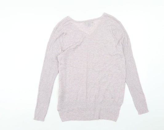 Womens UK Size 14 Marks and Spencer Purple Pullover Jumper