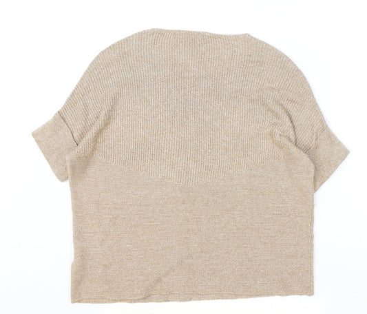 Womens UK Size 10 Peter Hahn Brown Pullover Jumper