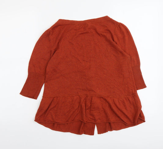 Womens UK Size 10 River Island Red Cardigan Jumper