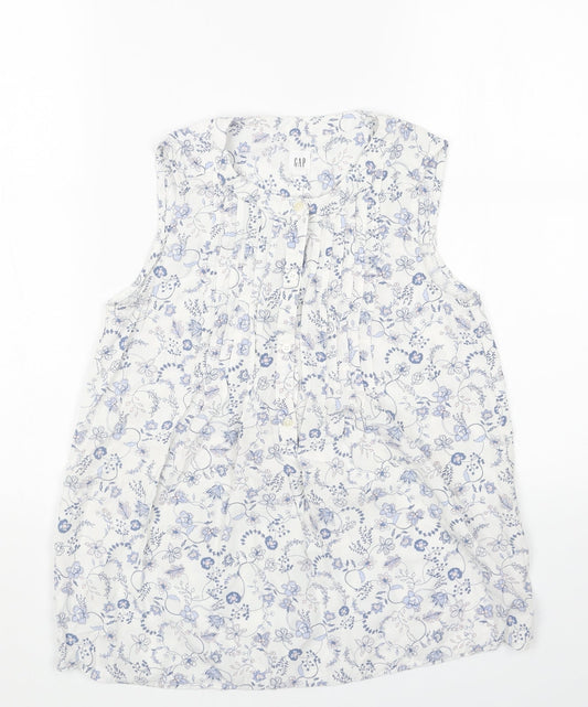 Womens UK Size XS Gap White Basic Tank
