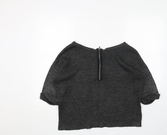 Womens UK Size 14 New Look Grey Pullover Jumper
