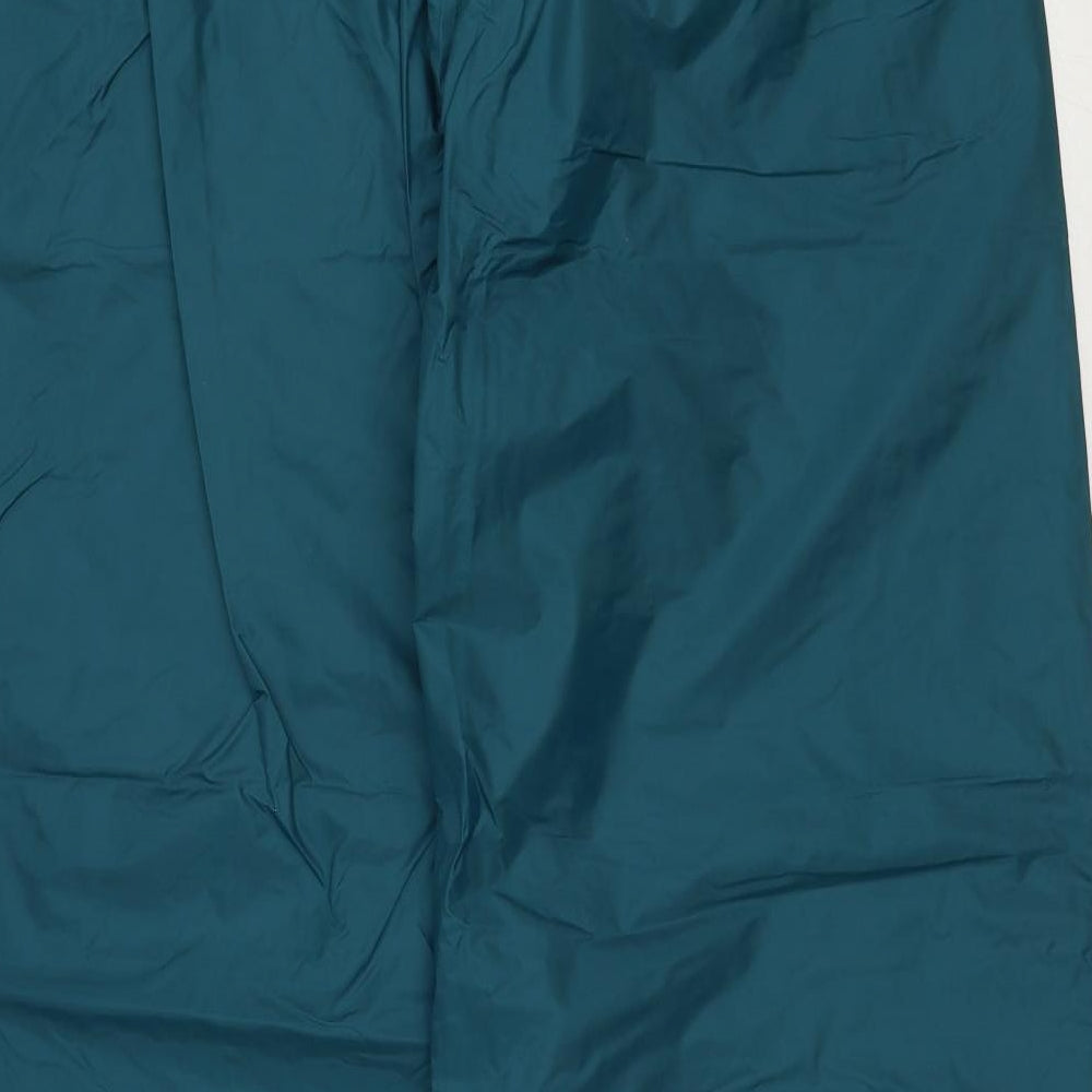 High Country Mens Green Nylon Rain Trousers Trousers Size L Regular Tie
