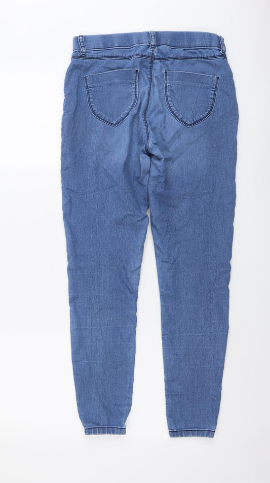 Dorothy Perkins Womens Blue Cotton Jegging Jeans Size 8 L27 in Regular