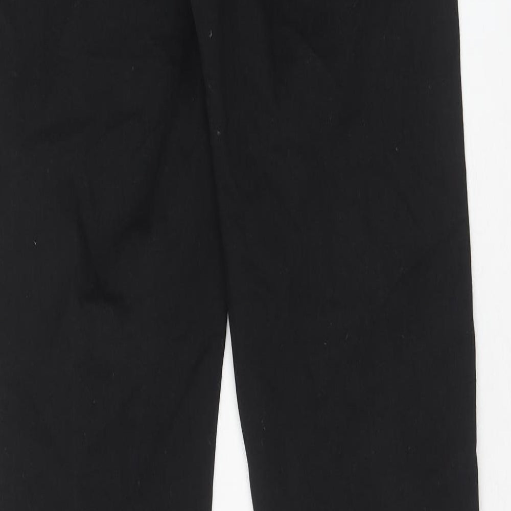 Topshop Womens Black Cotton Skinny Jeans Size 28 in L32 in Regular Zip