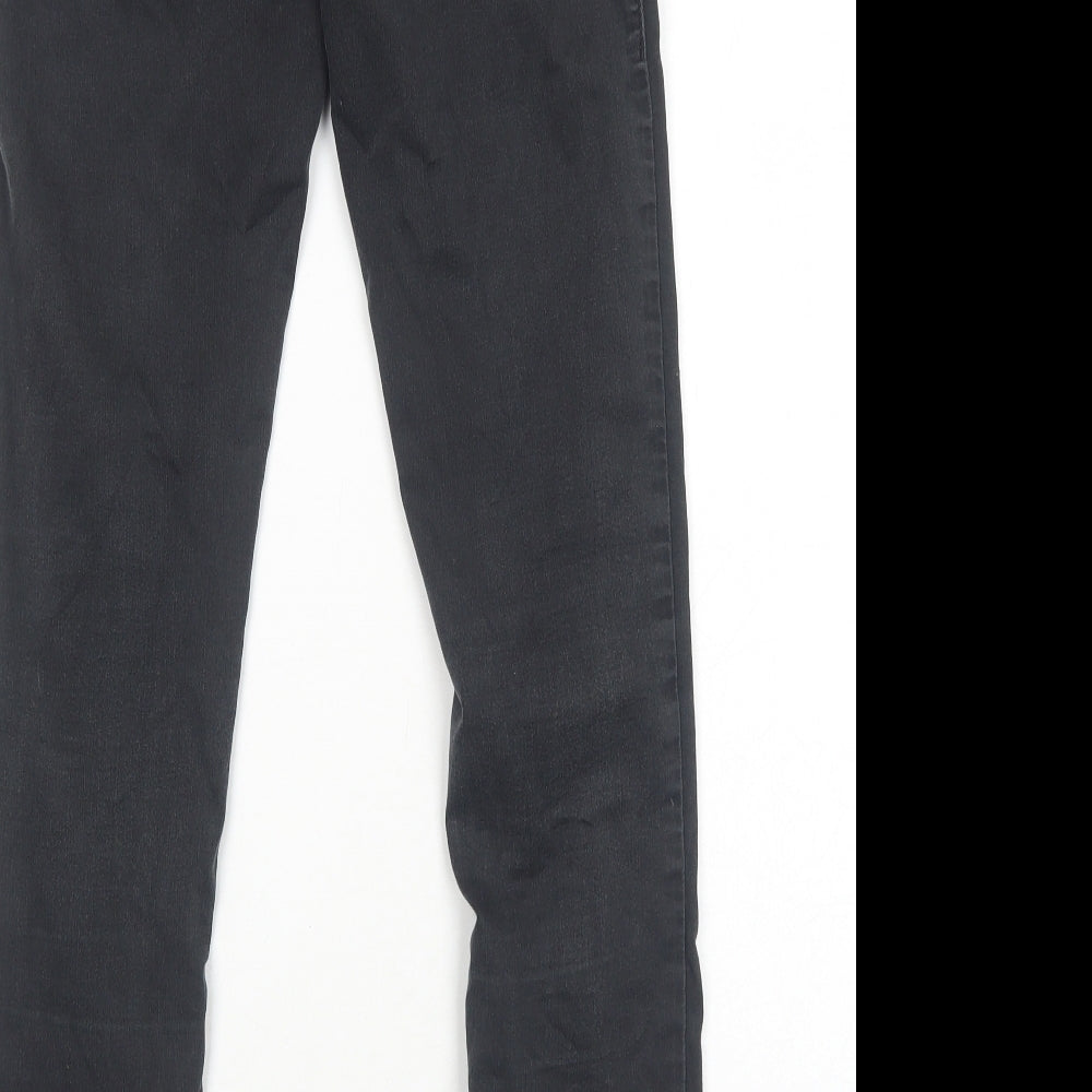 Topshop Womens Black Cotton Jegging Jeans Size 8 Regular