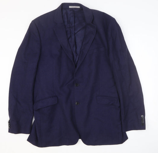 Mens UK Size 44 Alexandre Regular Blue Suit Jacket