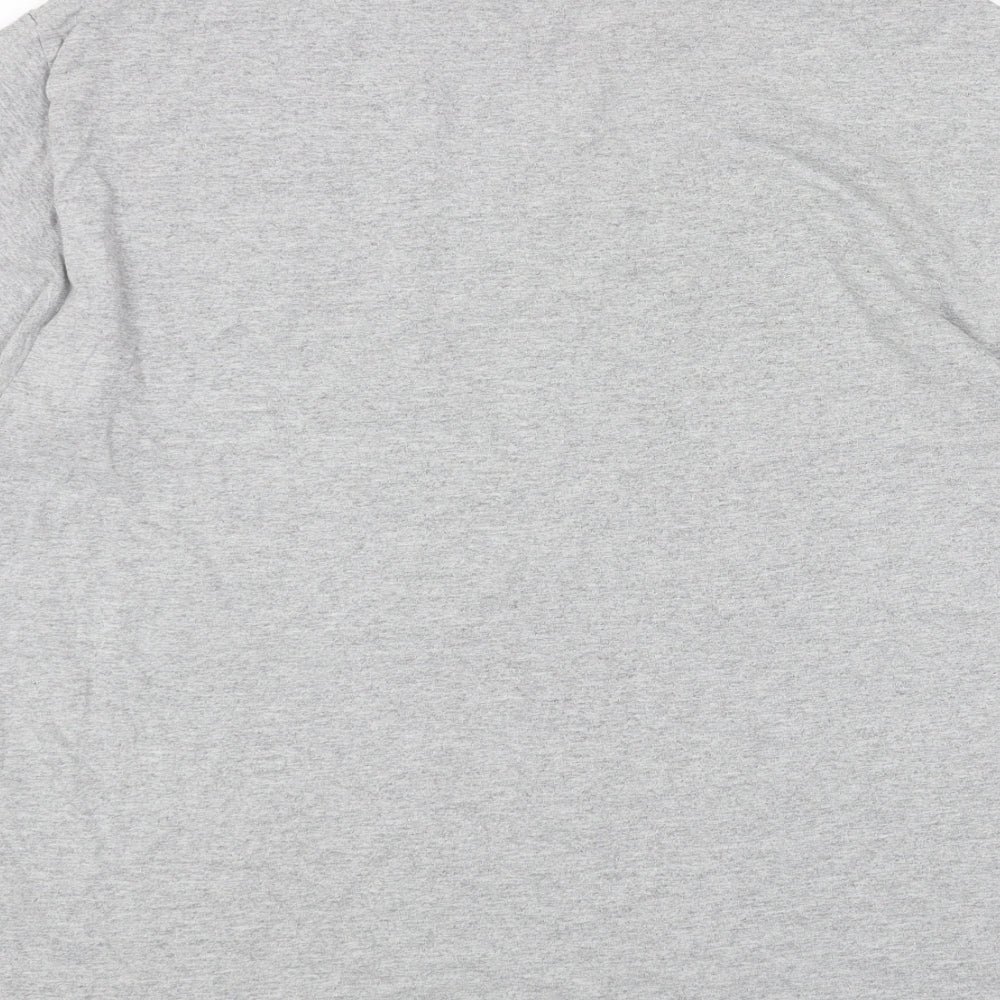 Womens UK Size L Gildan Grey Basic T-Shirt