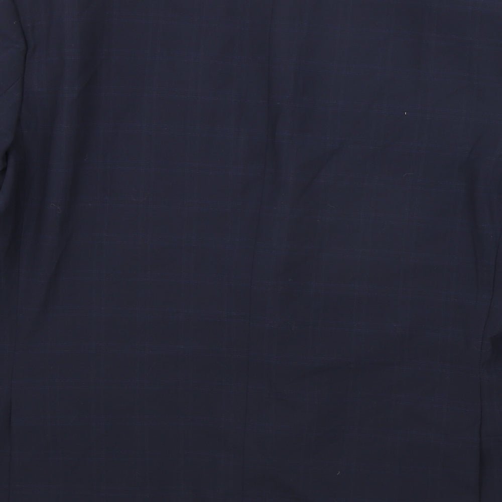 Mens UK Size 2XL Marks and Spencer Regular Blue Suit Jacket