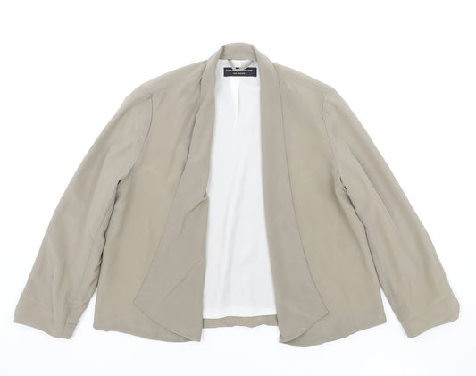 Womens UK Size 10 Dorothy Perkins Beige Jacket