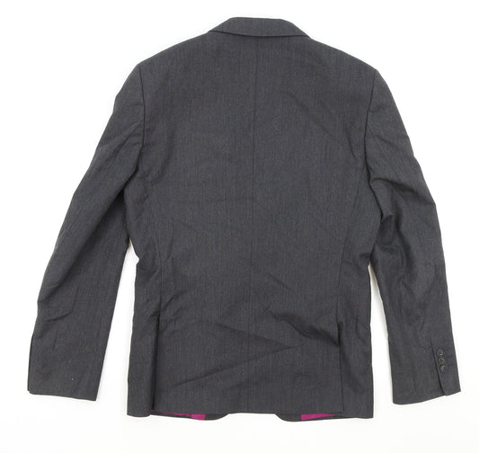 Marks and Spencer Mens Grey Polyester Jacket Suit Jacket Size M Regular