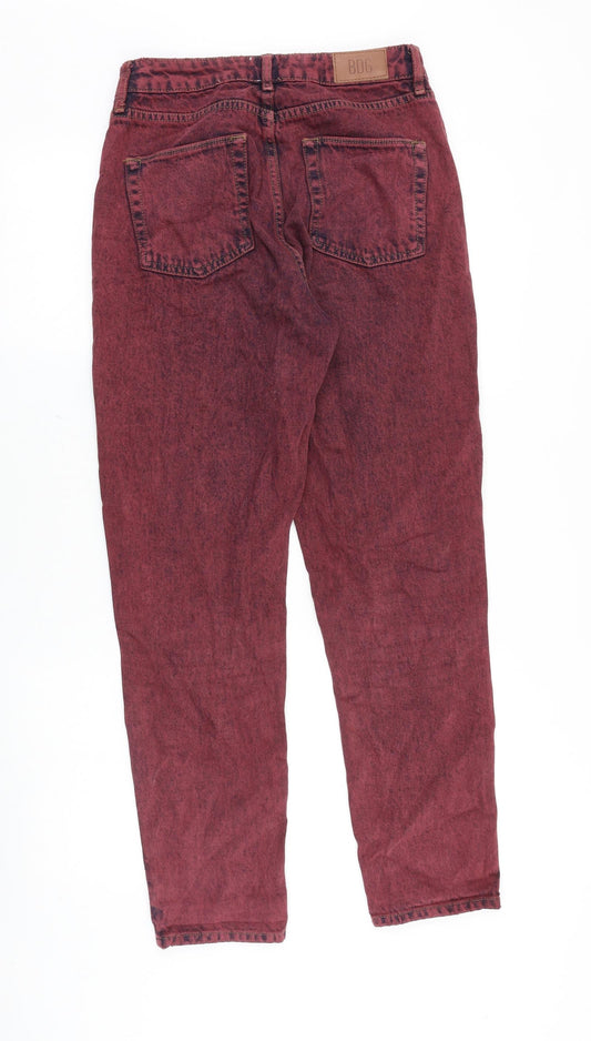BDG Womens Red Cotton Skinny Jeans Size 27 in Regular Zip