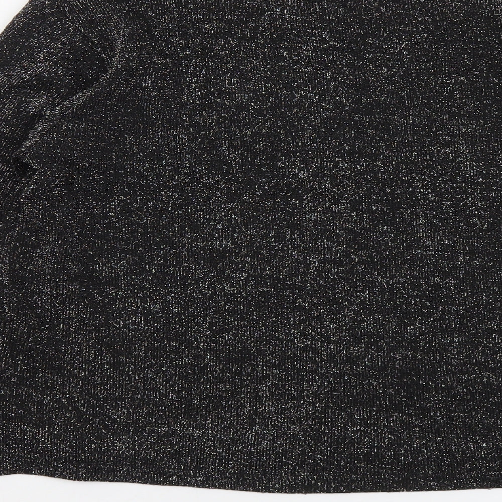 Womens UK Size XS H&M Black Pullover Jumper