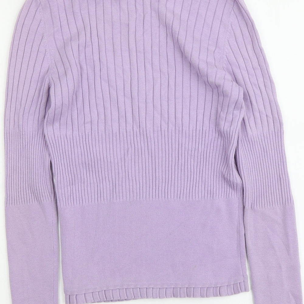 Womens UK Size S Basler Purple Pullover Jumper