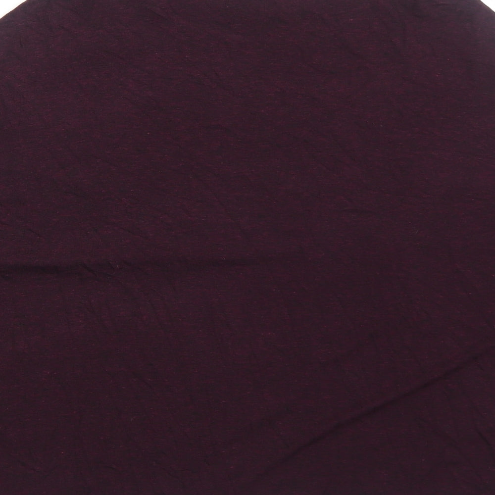 Womens UK Size S Zara Purple Basic Blouse