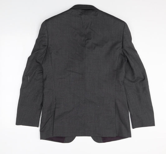 Mens UK Size 40 Marks and Spencer Regular Grey Suit Jacket