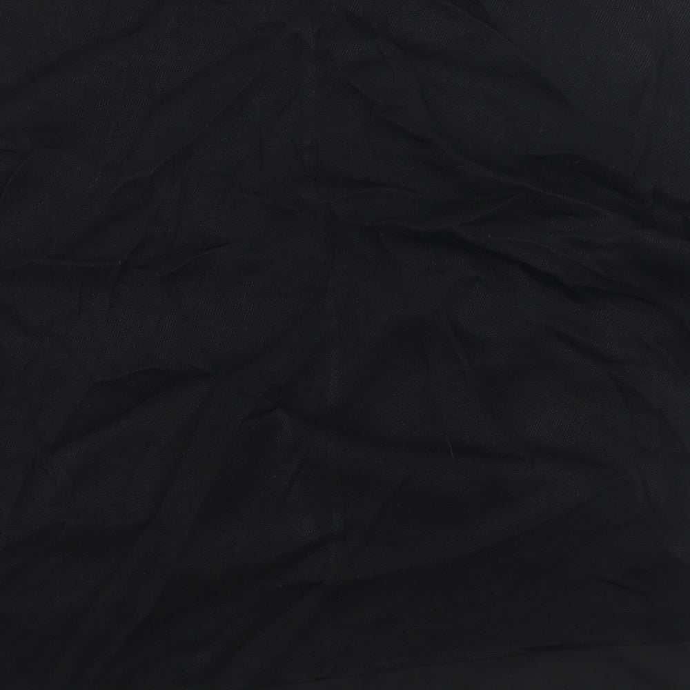 Womens UK Size 8 River Island Black Basic T-Shirt