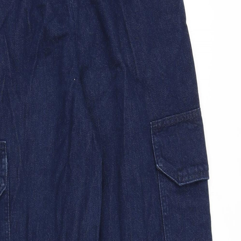 ASOS Womens Blue Cotton Tapered Jeans Size 26 in Regular Zip