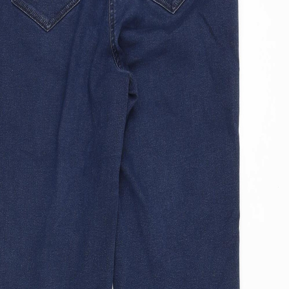 Womens UK Size 34 in Preworn Regular Fit Straight Blue Jeans