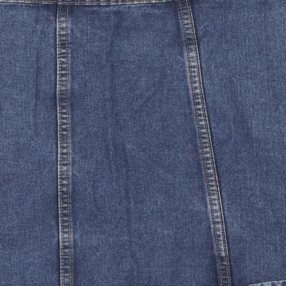 Womens UK Size 8 Denim & Co. Straight & Pencil Denim Skirt