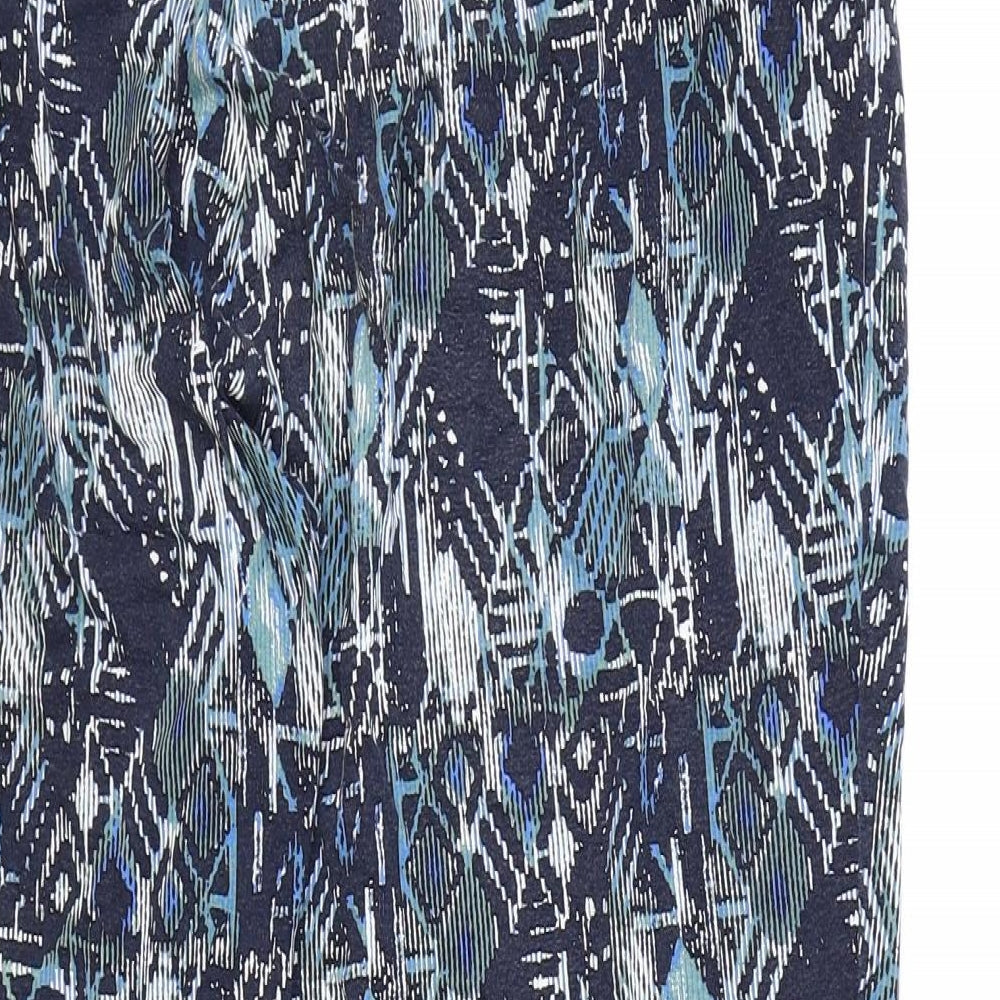 Womens UK Size 40 in Preworn Regular Fit Harem Blue Trousers