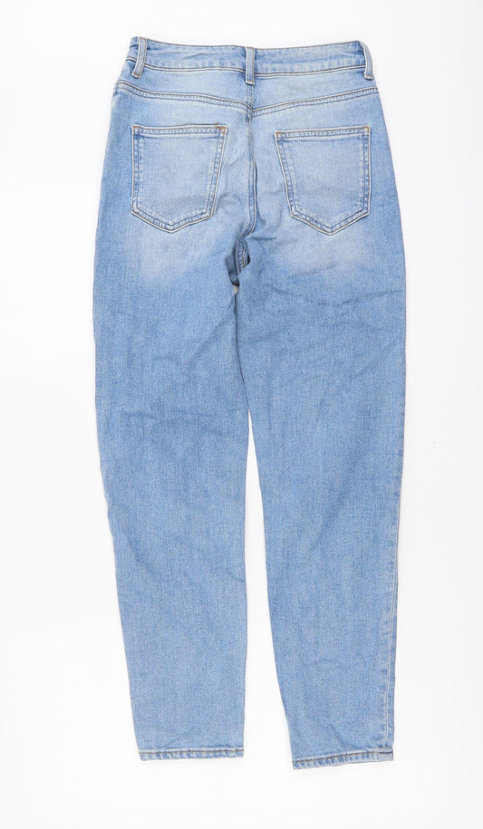 ASOS Womens Blue Cotton Skinny Jeans Size 26 in L28 in Regular Button