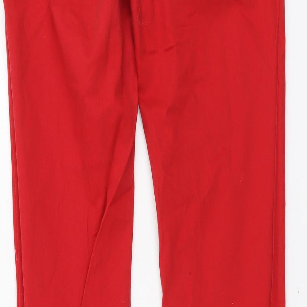 Womens UK Size M Calliope Regular Fit Skinny Red Jeans