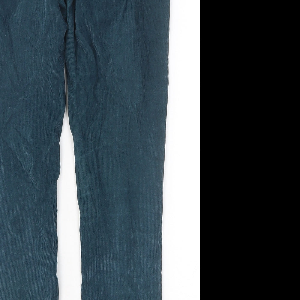 Womens UK Size 27 in Gap Slim Fit Green Trousers