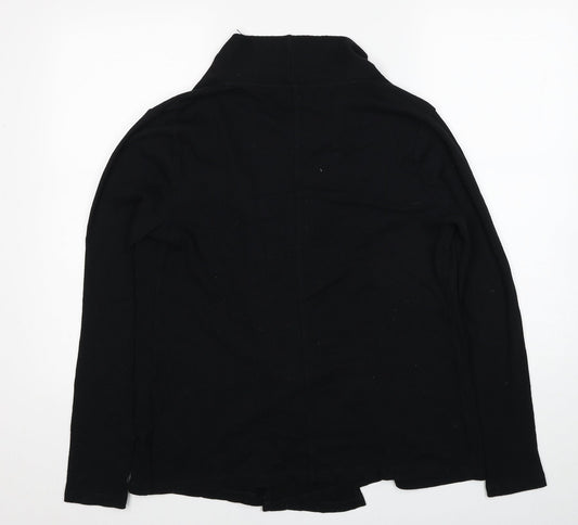 Gap Womens Black V-Neck Cotton Cardigan Jumper Size M