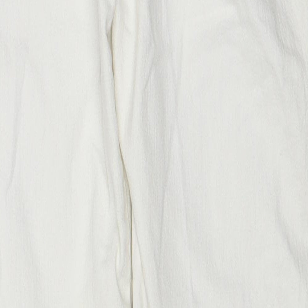 Womens UK Size 28 H&M Regular Fit Skinny White Jeans