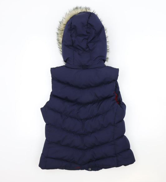 Womens UK Size M Gap Blue Quilted Coat