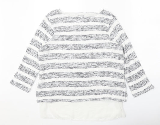 Womens UK Size 10 Phase Eight White Pullover Jumper