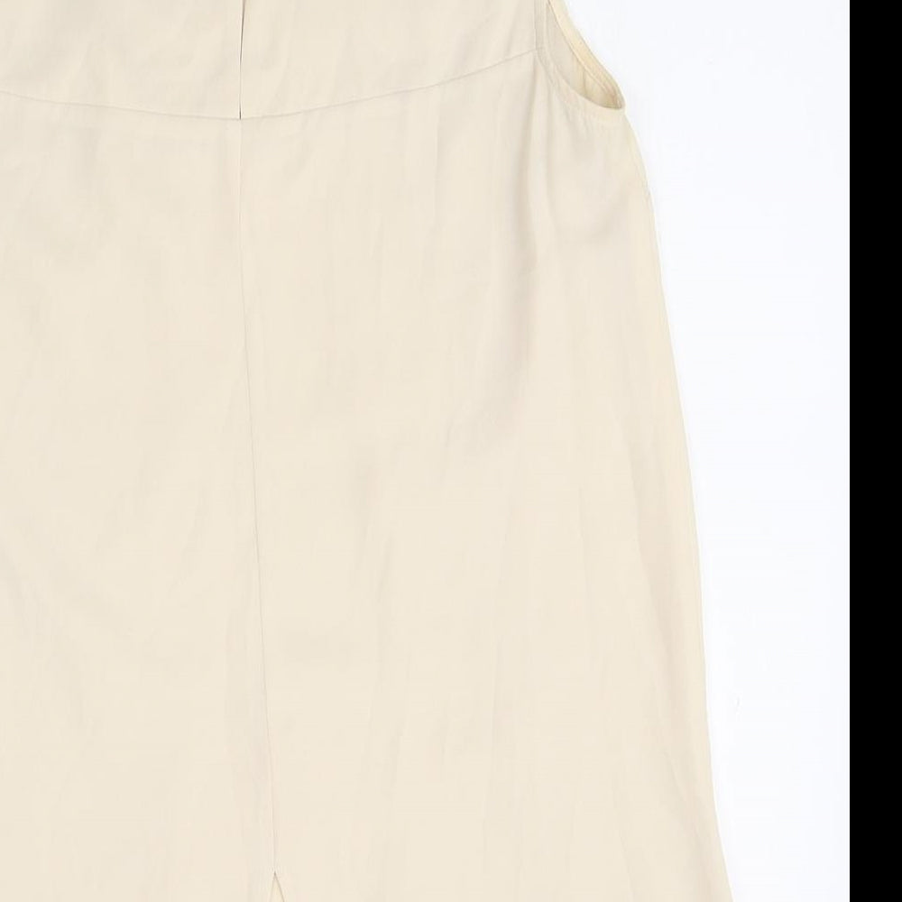 Womens UK Size 8 Oasis Ivory Basic Blouse