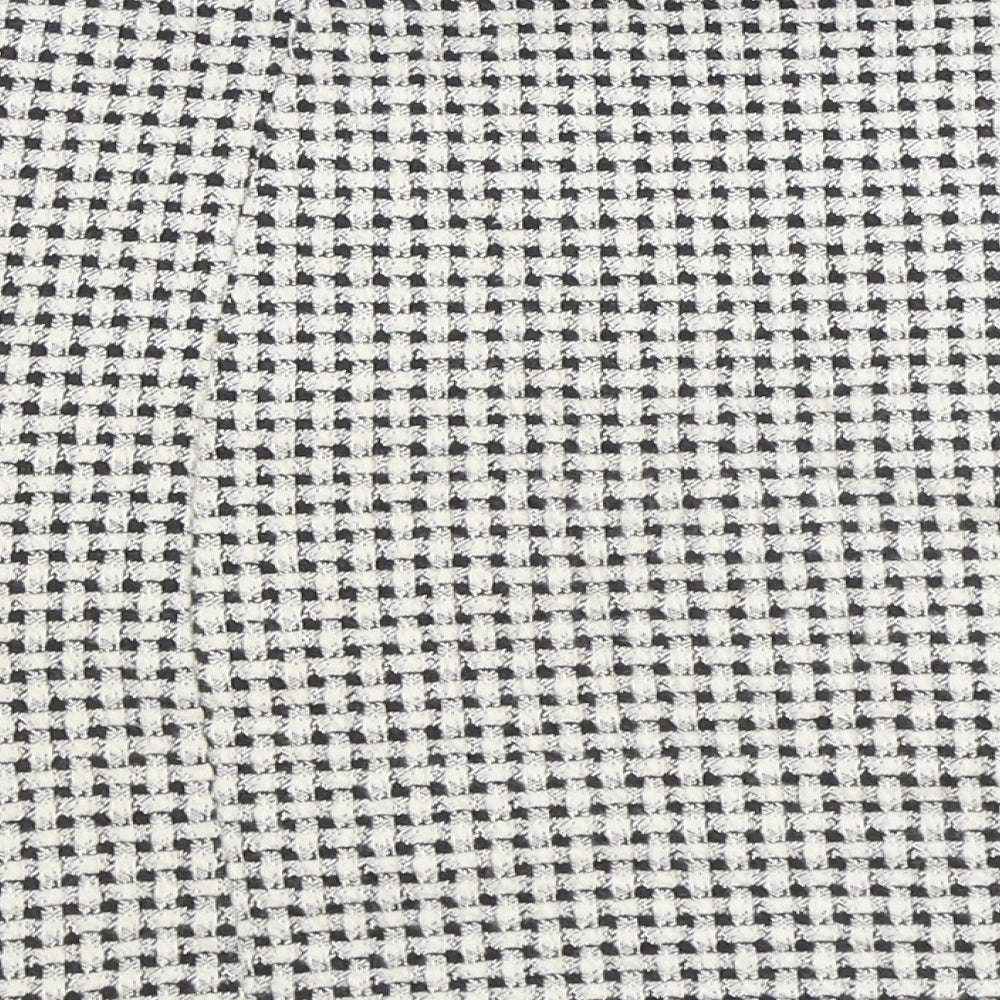 Papaya Womens Black Geometric Polyester Straight & Pencil Skirt Size 10