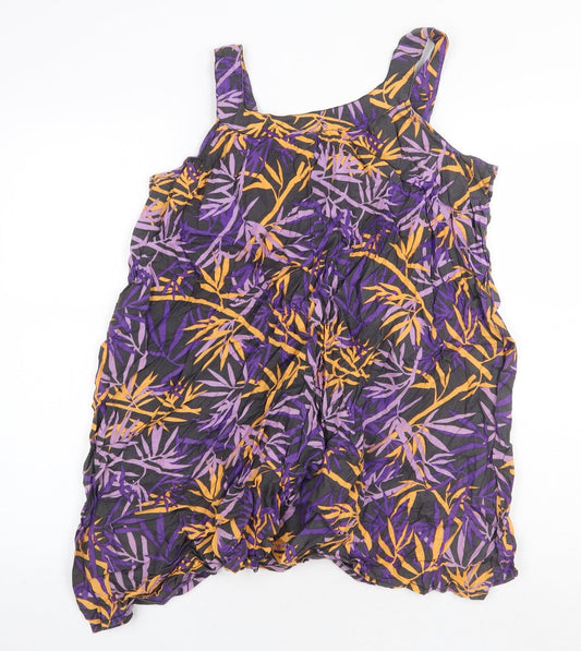 Womens UK Size 10 H&M Purple Tunic Tank