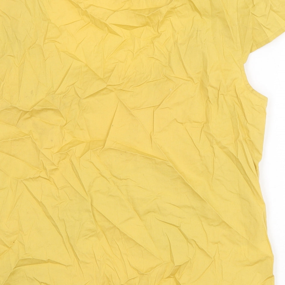 Womens UK Size 18 MK Yellow Basic Blouse